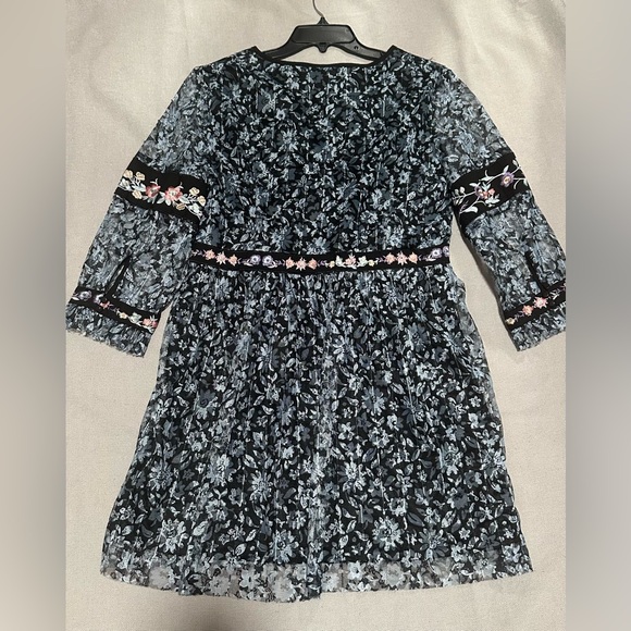 DOR DOR Couture Lace Boho Mini Dress New - Picture 5 of 8